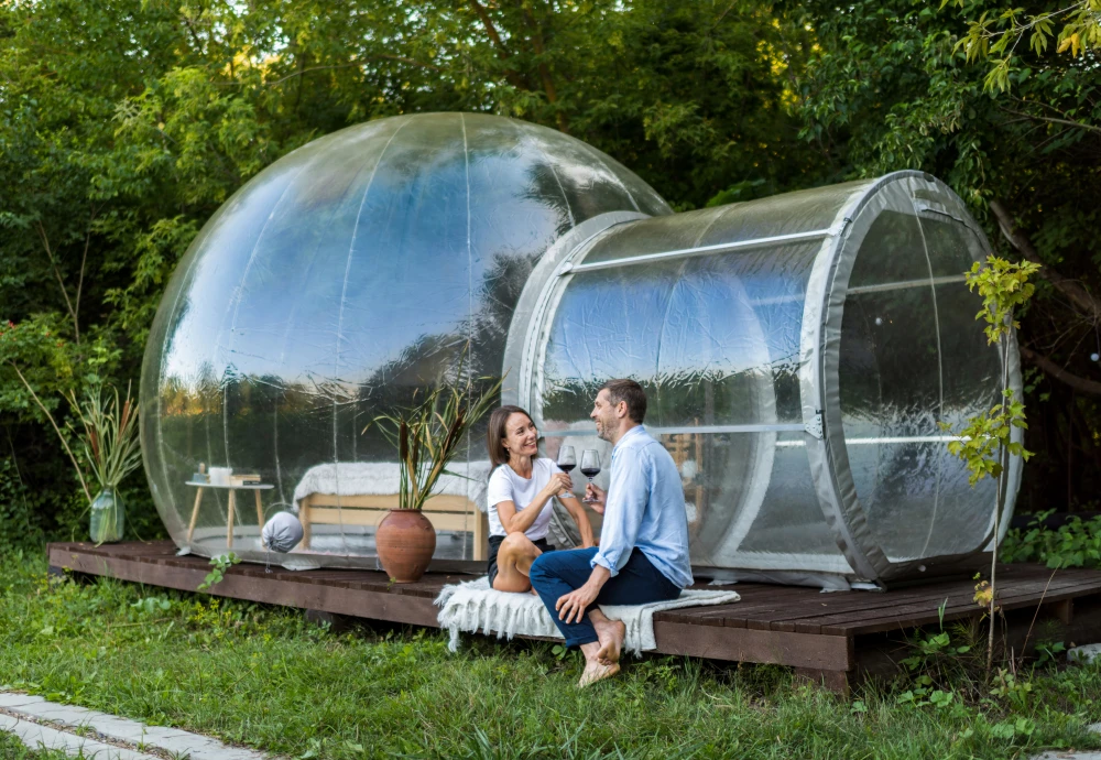 outdoor bubble tent